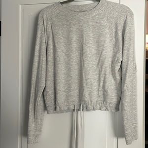 Banana republic heather gray crew